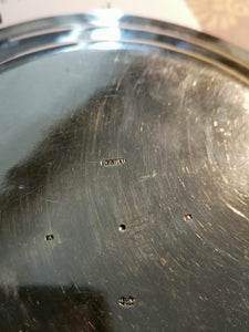 Plat Genevois ancien en argent .