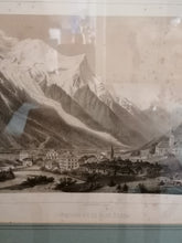 Charger l&#39;image dans la galerie, Litho vue de Chamonix
