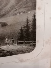 Charger l&#39;image dans la galerie, Litho vue de Chamonix
