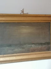 Charger l&#39;image dans la galerie, Bord de mer agitée, signé  Auguste Colin
