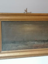 Charger l&#39;image dans la galerie, Bord de mer agitée, signé  Auguste Colin
