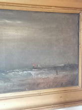 Charger l&#39;image dans la galerie, Bord de mer agitée, signé  Auguste Colin
