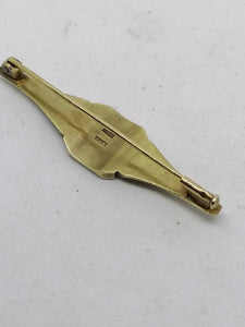 Broche en or bas titre Art Déco