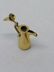 Pendentif théière or 14k