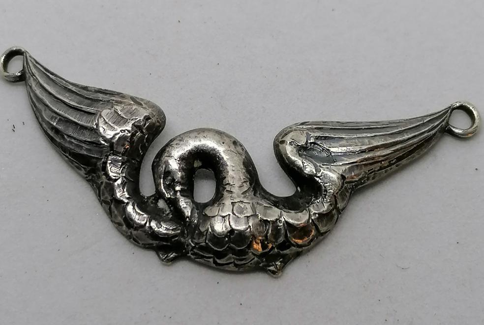 Pendentif cygne ancien