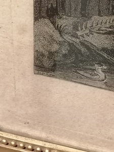 Gravure Original Etienne Fessard 18ème