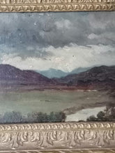 Charger l&#39;image dans la galerie, Ecosse , Spey Valley huile sur carton
