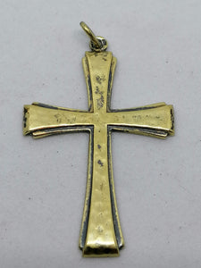 Croix en argent doré ancienne
