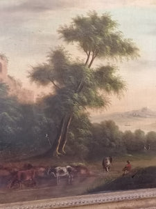 Paysage romantique XIX ème