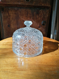 Cloche à fromage en cristal