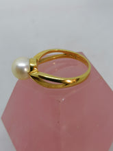 Charger l&#39;image dans la galerie, Bague or 18 carat et perle de culture
