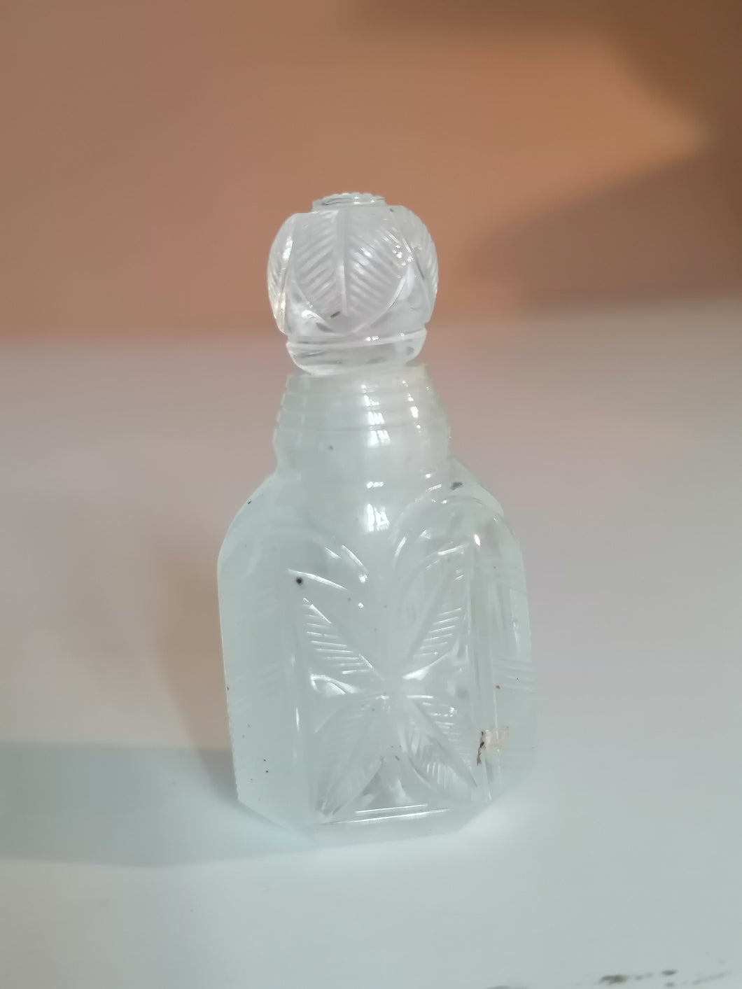 Flacon en cristal de roche chinois