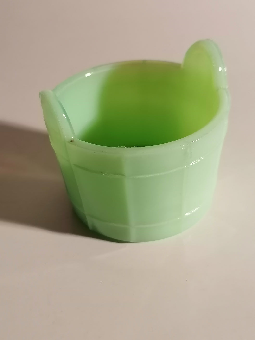 Petite opaline de foire verte 