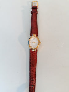 Tissot 1853 lady dorée bracelet cuir