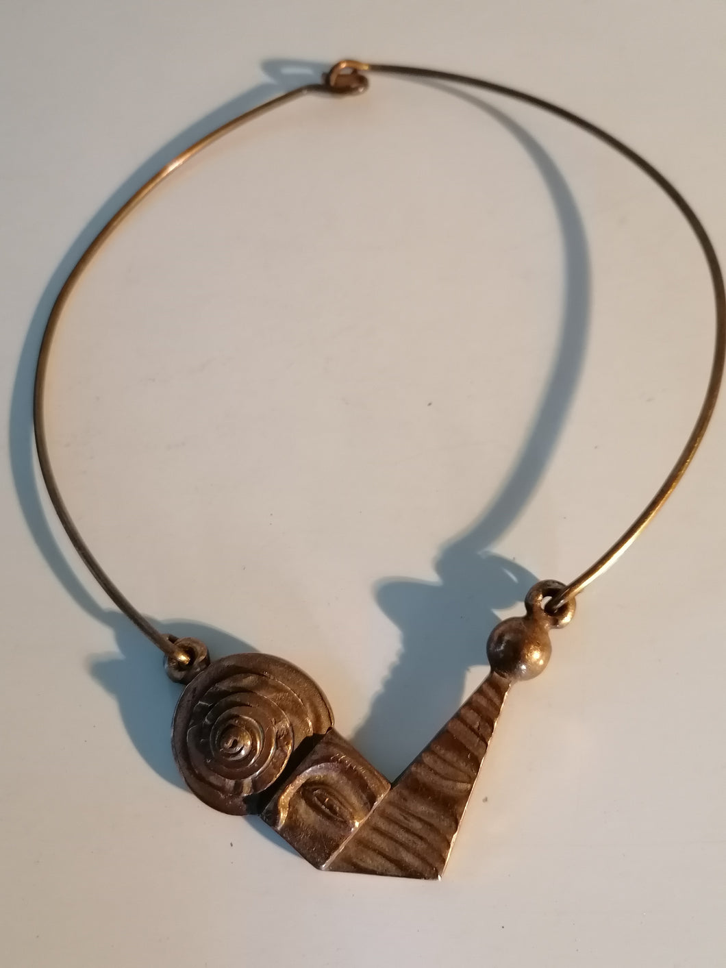 Collier en cuivre création 