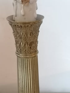 Lampe bronze doré Empire