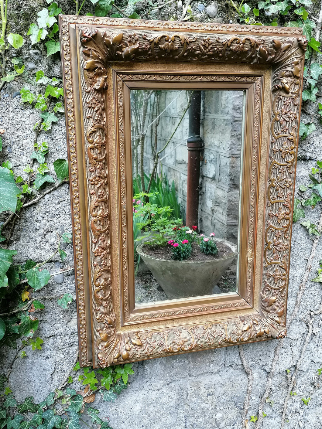 Miroir doré Napoléon III 