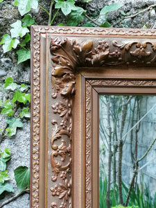 Miroir doré Napoléon III 