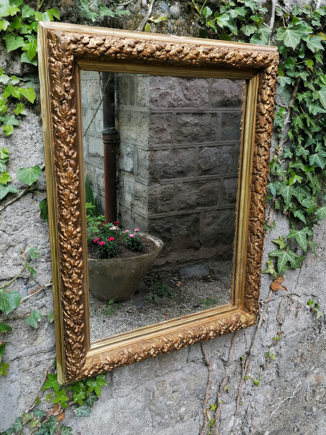 Miroir doré, dépoque Napoléon III