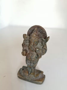 Statue indienne en bronze 