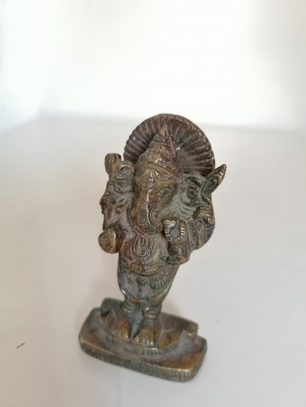 Statue indienne en bronze 