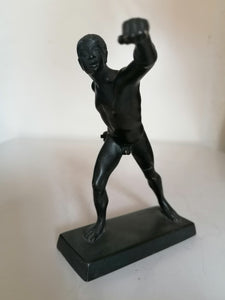 Bronze ancien lancé de javelot