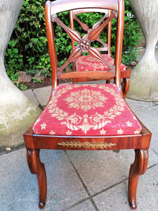 Paire de chaise d'époque Charles X 