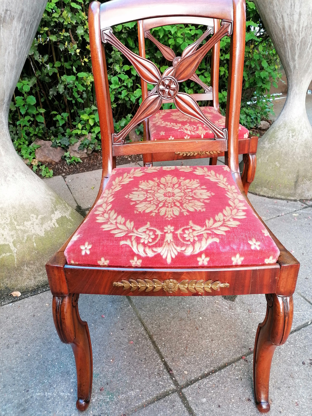 Paire de chaise d'époque Charles X 