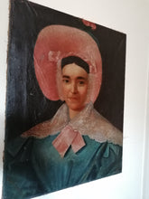 Charger l&#39;image dans la galerie, Portrait femme Espagne environ 1840

