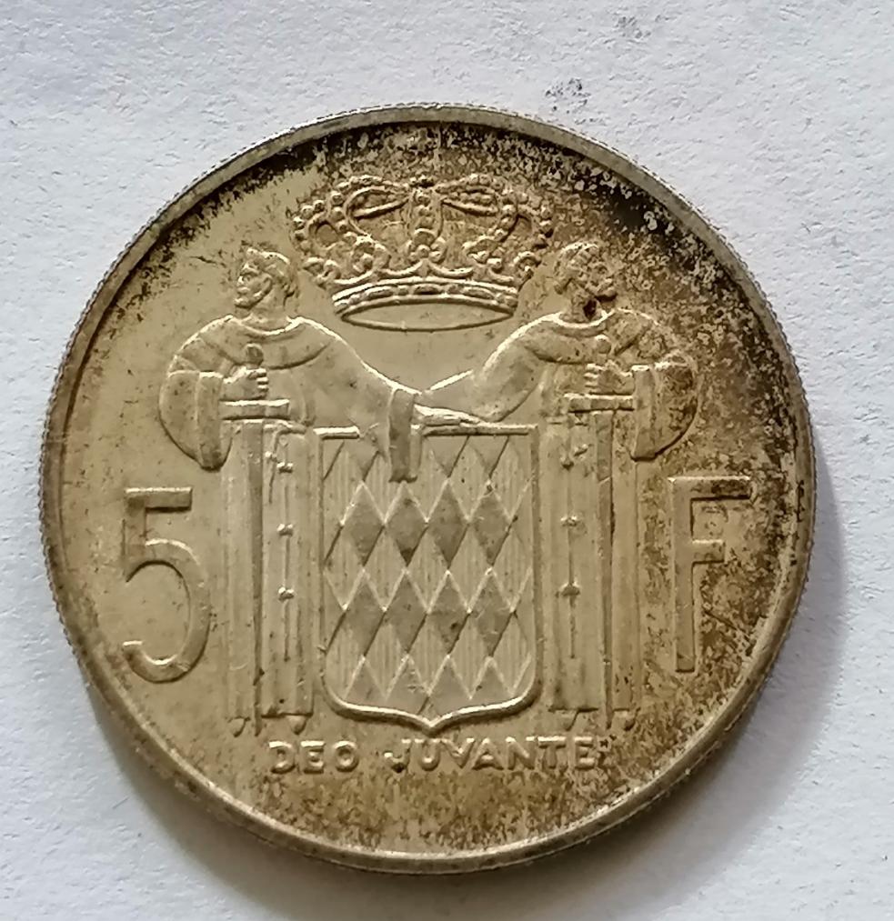 5 fr Monaco 1960 en argent