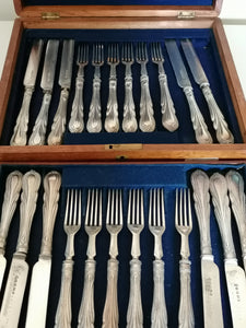 Coffret 24 pièces avec service à dessert Anglais