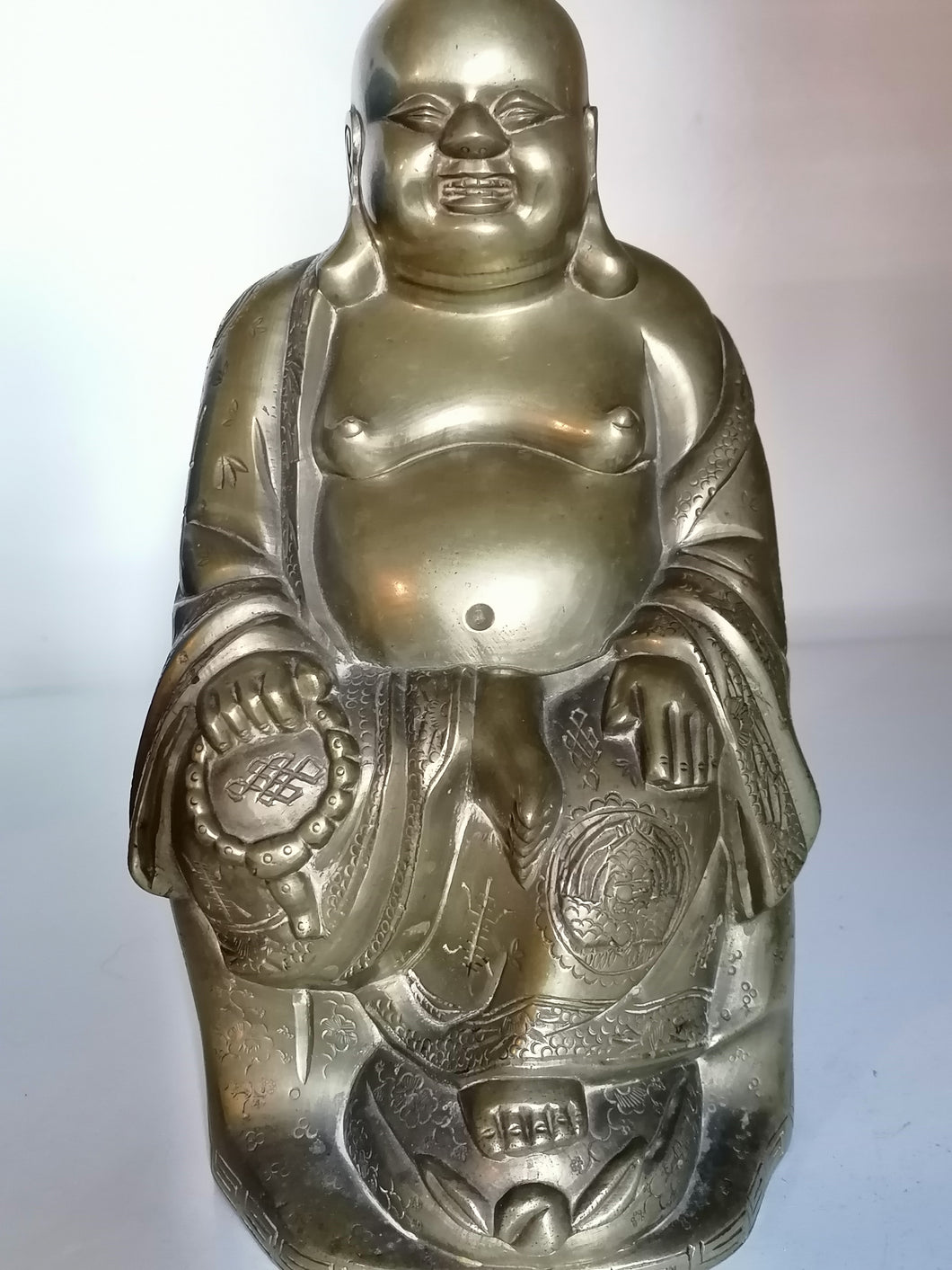 Moine Chinois en Bronze
