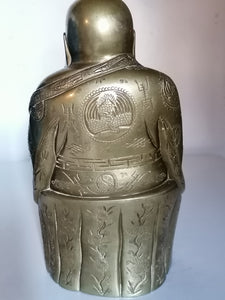 Moine Chinois en Bronze