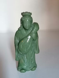 Statuette chinoise en néphrite.