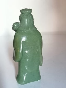 Statuette chinoise en néphrite.