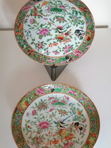 Paire d'assiète canton