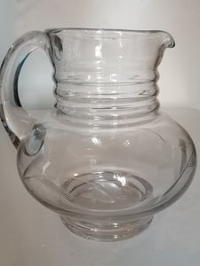 Pichet à eau en verre soufflé
