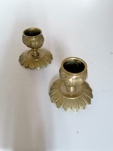 Paire de petit bougeoir