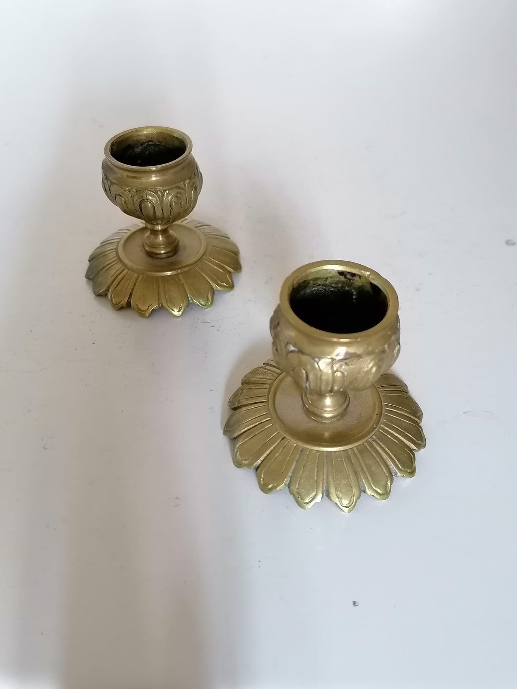 Paire de petit bougeoir