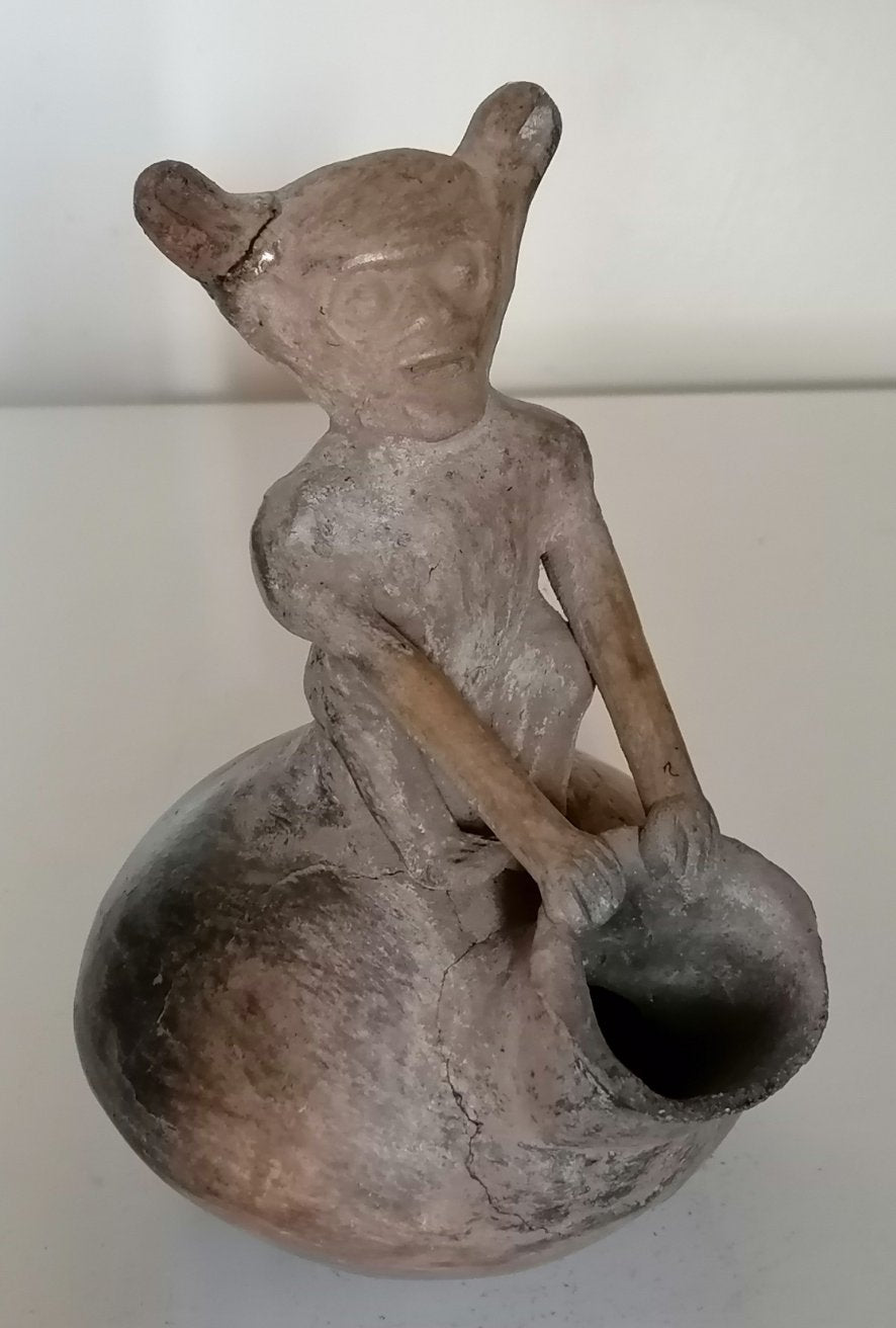 Vase en céramique zoomorphes Chimu