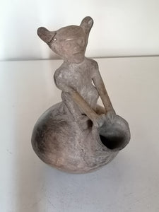 Vase en céramique zoomorphes Chimu