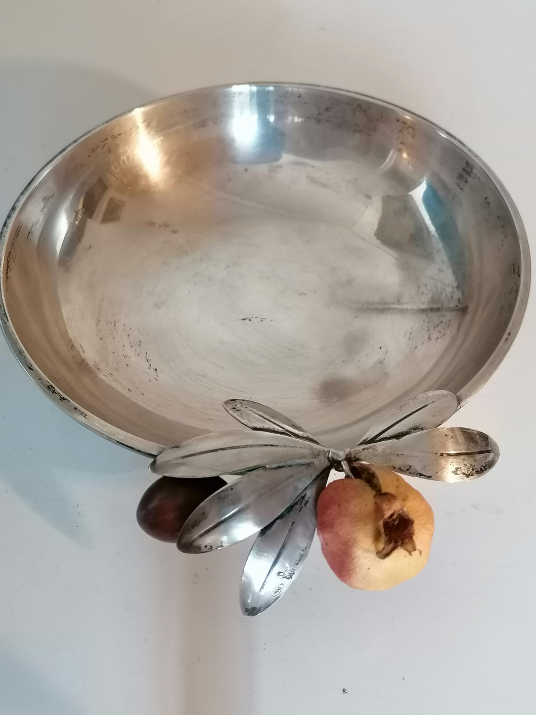 Coupe en argent massif, design italien