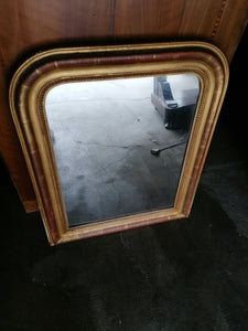 Petite miroir d'époque Louis Philippe