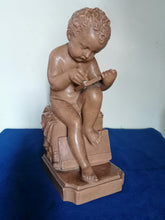 Charger l&#39;image dans la galerie, Amour en terre cuite signé CANOVA
