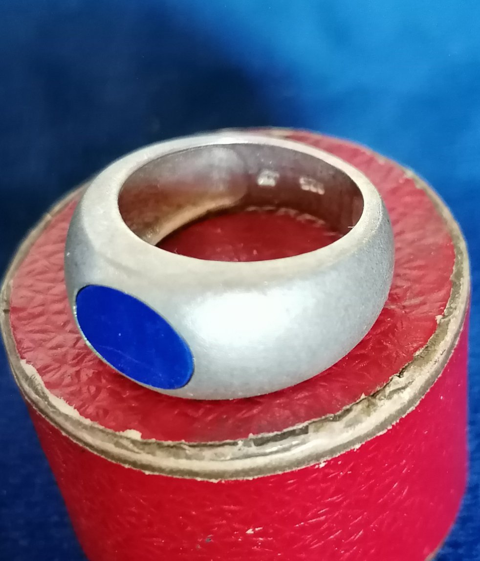 Bague Lapiz lazuli et argent 