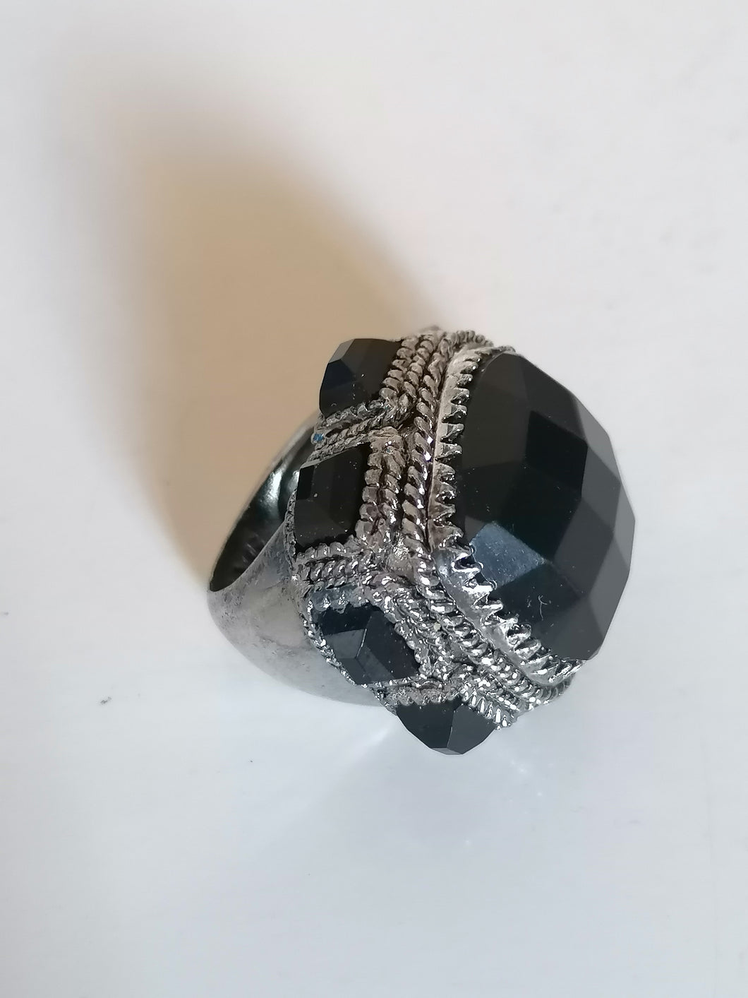 Bague mango argenté