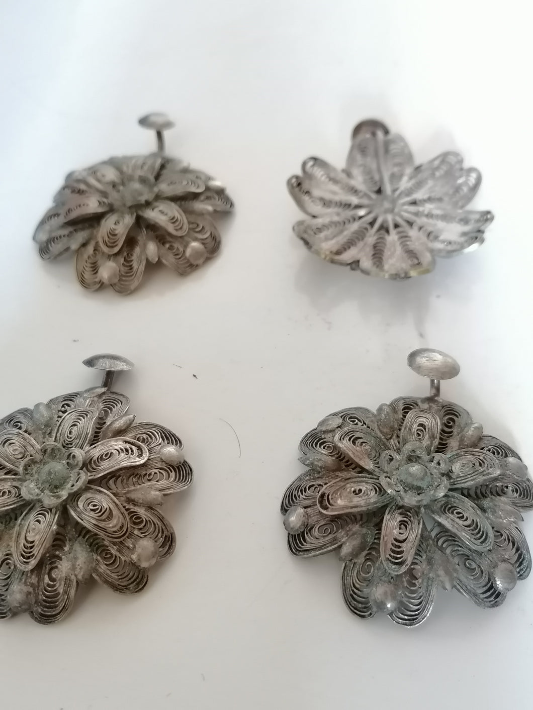 4 broches bouton, costume traditionnel Suisse