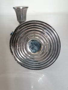 Paire de bougeoir de table en argent
