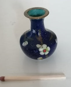 Mini vase cloisonné Chinois