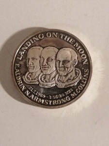 Médaille argent Amstrong sur la lune 1969